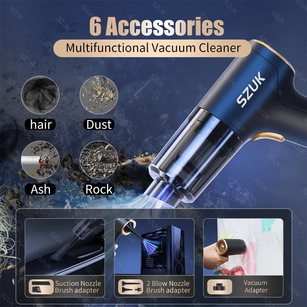 98000PA Car Vacuum Cleaner